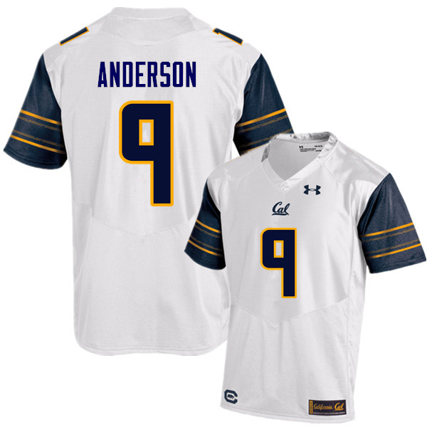 Men #9 Matt Anderson Cal Bears (California Golden Bears College) Football Jerseys Sale-White